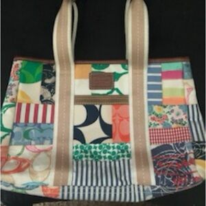 Vintage Coach Patchwork Purse